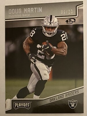 2018 Panini Playoff Doug Martin #155 4th Down 9/10 Oakland Raiders