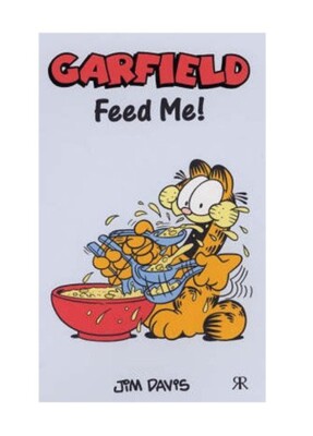 NEU Garfield Cat Feed Me Taschenbuch Buch Comics Witze Fiktion Jim Davis Cartoons