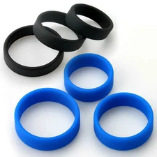 LeLuv Flat Band Cock Ring 3-Pack Penis Rings Sex Toys for Men
