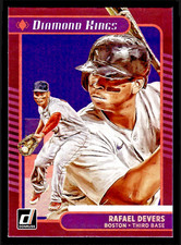 2021 Donruss Rafael Devers Holo Blue #5 - Boston Red Sox