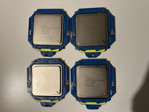 (4) Intel Xeon E5-2650 V2 2.60 GHz 8 Core (SR1A8) Processors