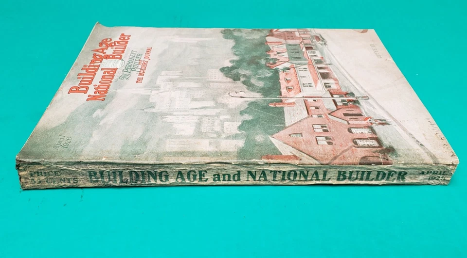 Building Age National Floor Plans Architecture Construction Magazine April 1926 - Image 2 of 4