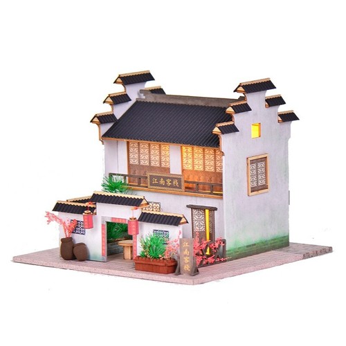 Diorama Miniature House Building Model Set LED Lighting Scene Display Model Gift - Picture 258 of 262