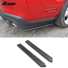 Fits 10-14 Mustang Rear Bumper Side Canards Splitters Extensions 2 Piece Valance