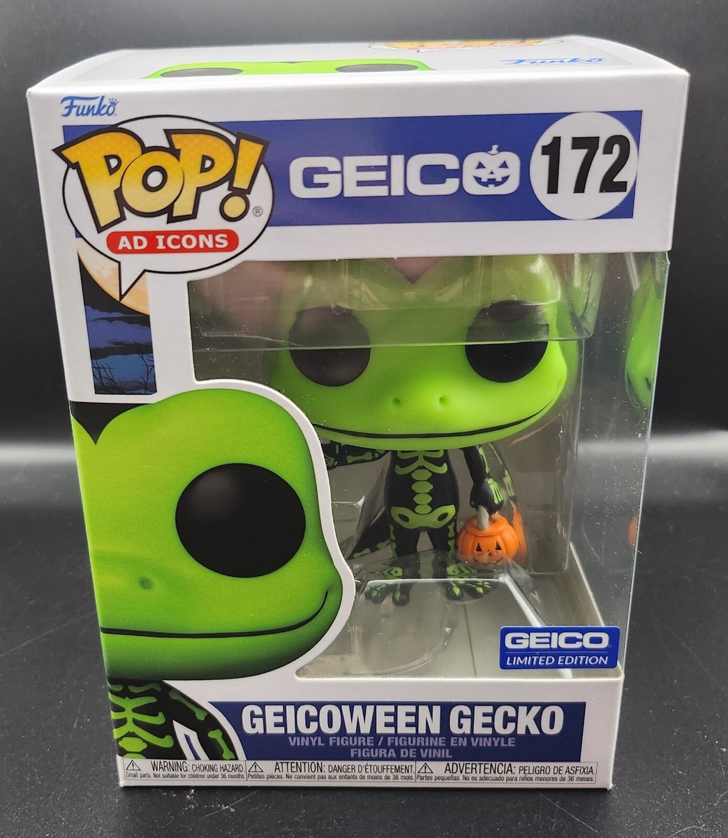 Funko Pop GEICOWEEN GECKO Green Geico Limited Edition 172