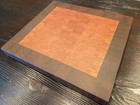 End grain- handmade- wood cutting board- walnut / cherry 16.75"W x 15"L x 1.75"T