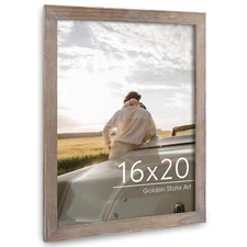 Picture Frame Wide Molding Solid Wood Poster Distressed Frame 16x20 16x24 18x24