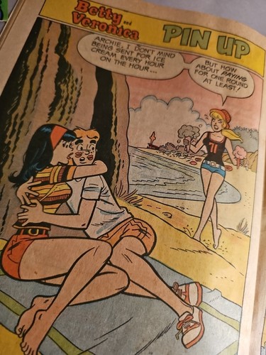 1968 BETTY AND VERONICA 154 Archie's Girls No Credits VG-FINE - Picture 4 of 5