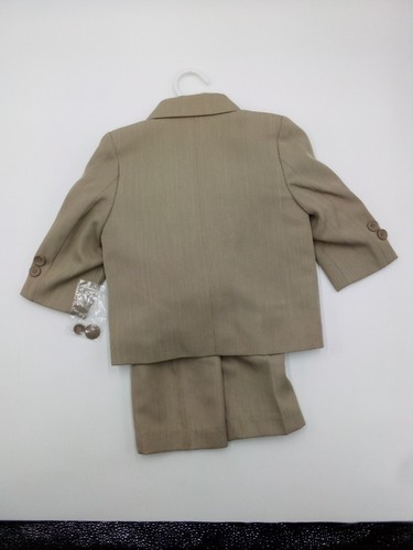 Cole By Sweet Kids Boys 12M 5 Piece Suit Beige Tan - Picture 8 of 23