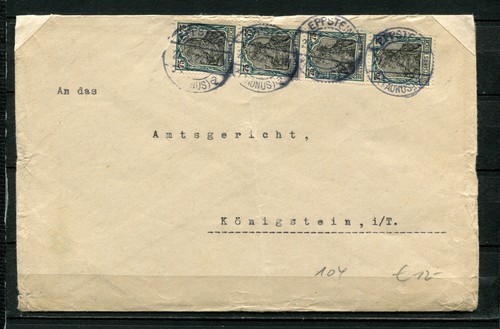 Dt. Rich No.104 Mef Letter by Eppstein (BeI16)