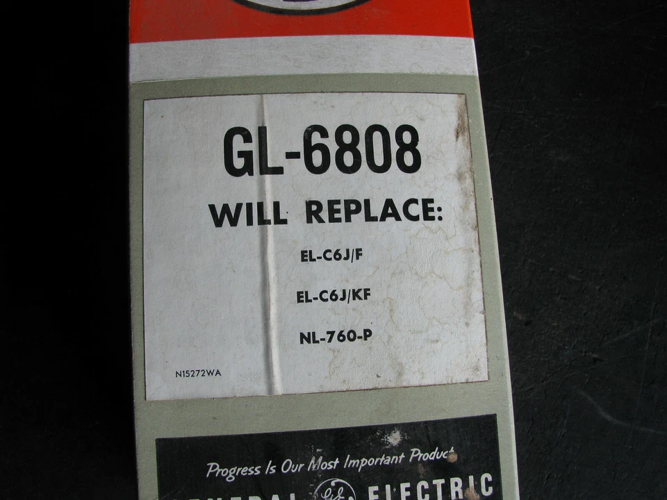 TUBO DE TIRATRÓN ELÉCTRICO GENERAL GL-6808 NUEVO DE STOCK 2.5V 21A 1500V pico GE EL-C6J Foto 4 de 4