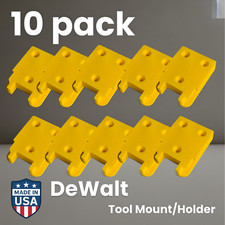10 Pack Dewalt Tool Holder Tool hanger 20v Perfect fit Made In USA