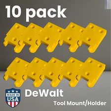 10 Pack Dewalt Tool Holder Tool hanger 20v Perfect fit Made In USA