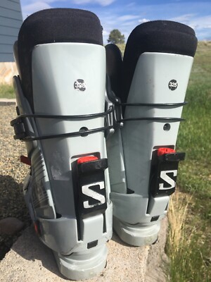 Salomon SX 91 Grey Downhill Ski Boots VINTAGE Vintage Salomon SX 91 Gray Ski Boots Size 325 (Have Wear And  main image 3