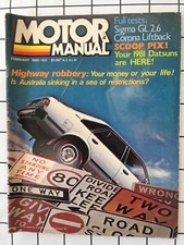 Motor Manual 1980 magazine