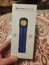 OLIGHT Perun 2 Blue Rechargeable 2500 Lumens Headlamp EDC Flashlight BRAND NEW