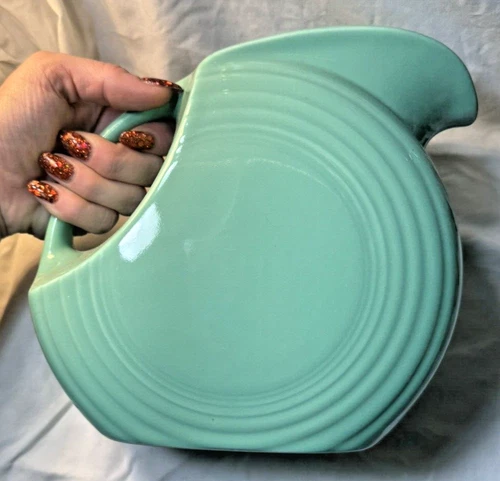 Fiestaware Large Disc Pitcher SEA MIST Green Homer Laughlin Fiesta -Mint-