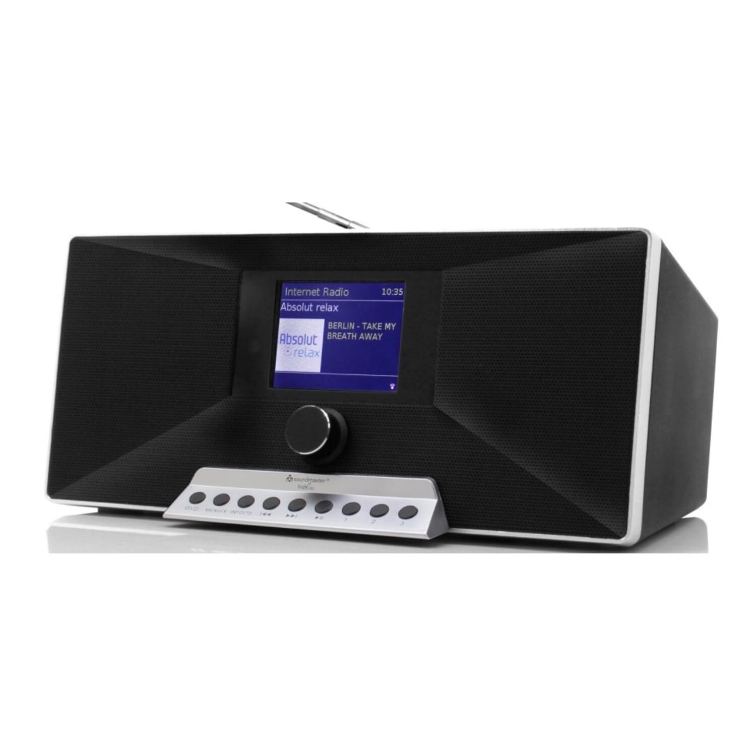 soundmaster IR3500SW Internetradio schwarz, silber NUOVO