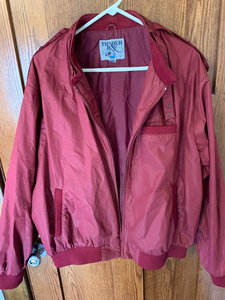 Trader Bay Jacket XXL Vintage Maroon - Image 3 of 4