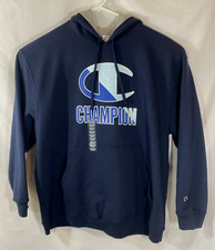 NWT Champion Men's Big Tall Powerblend Navy Blue Pullover Hoodie Size 3XB