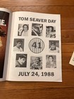 1988 New York Mets Program v Atlanta Braves Article SCORED with Newpaper Article — photo 9
