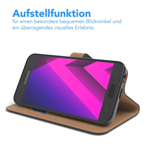 EAZY CASE für Samsung Galaxy A5 2017 Handytasche Bookstyle EC Karten Schutzhülle - Zdjęcie 5 z 7