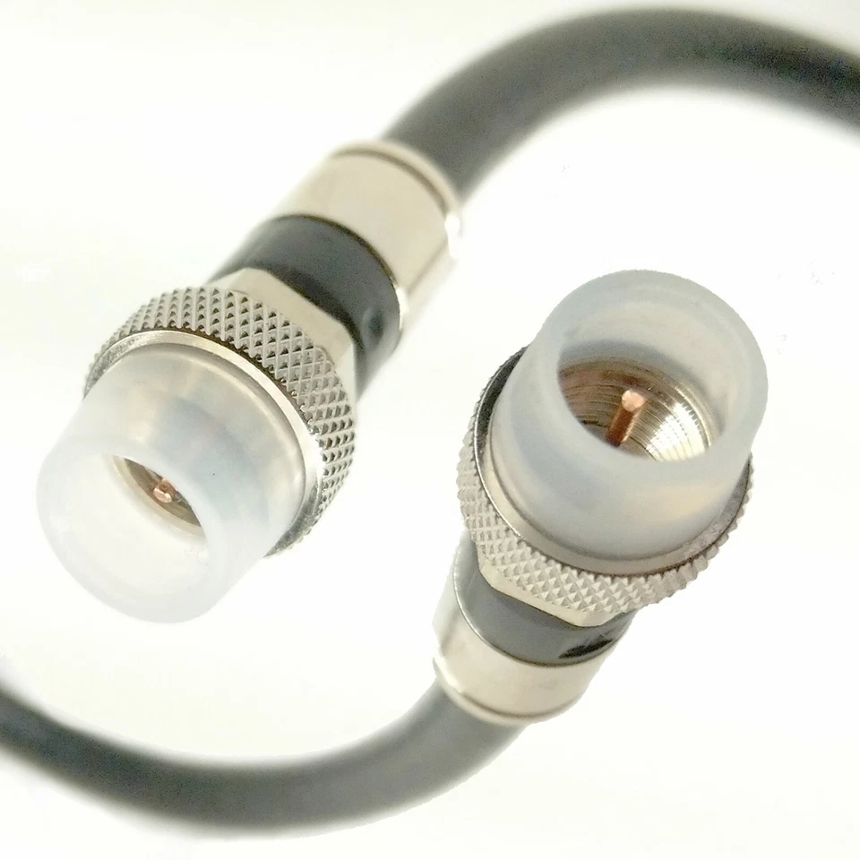 TRI-SHIELD WEATHER SEAL 18AWG Indoor Outdoor RG-6 Coaxial Cable BRASS CONNECTOR - Image 3 of 4