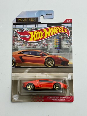 Hot Wheels Lamborghini Aventador Miura Homage -C #4 1/4 Mile Finals Damaged-C