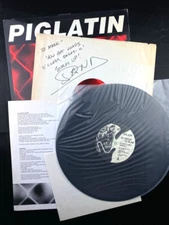 Piglatin My Hands Go Blind AUTOGRAPHED vinyl record EP 12" album 33 RPM, NM M-