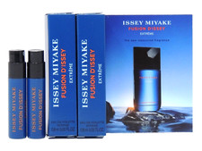 ISSEY MIYAKE FUSION D'ISSEY EXTREME .8ml .02fl oz x 2 COLOGNE SPRAY SAMPLES