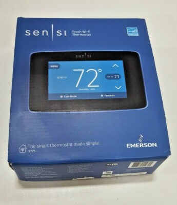 Emerson Sensi Built In WiFi Heating and Cooling Touch Screen Smart  Thermostat 786710554841|