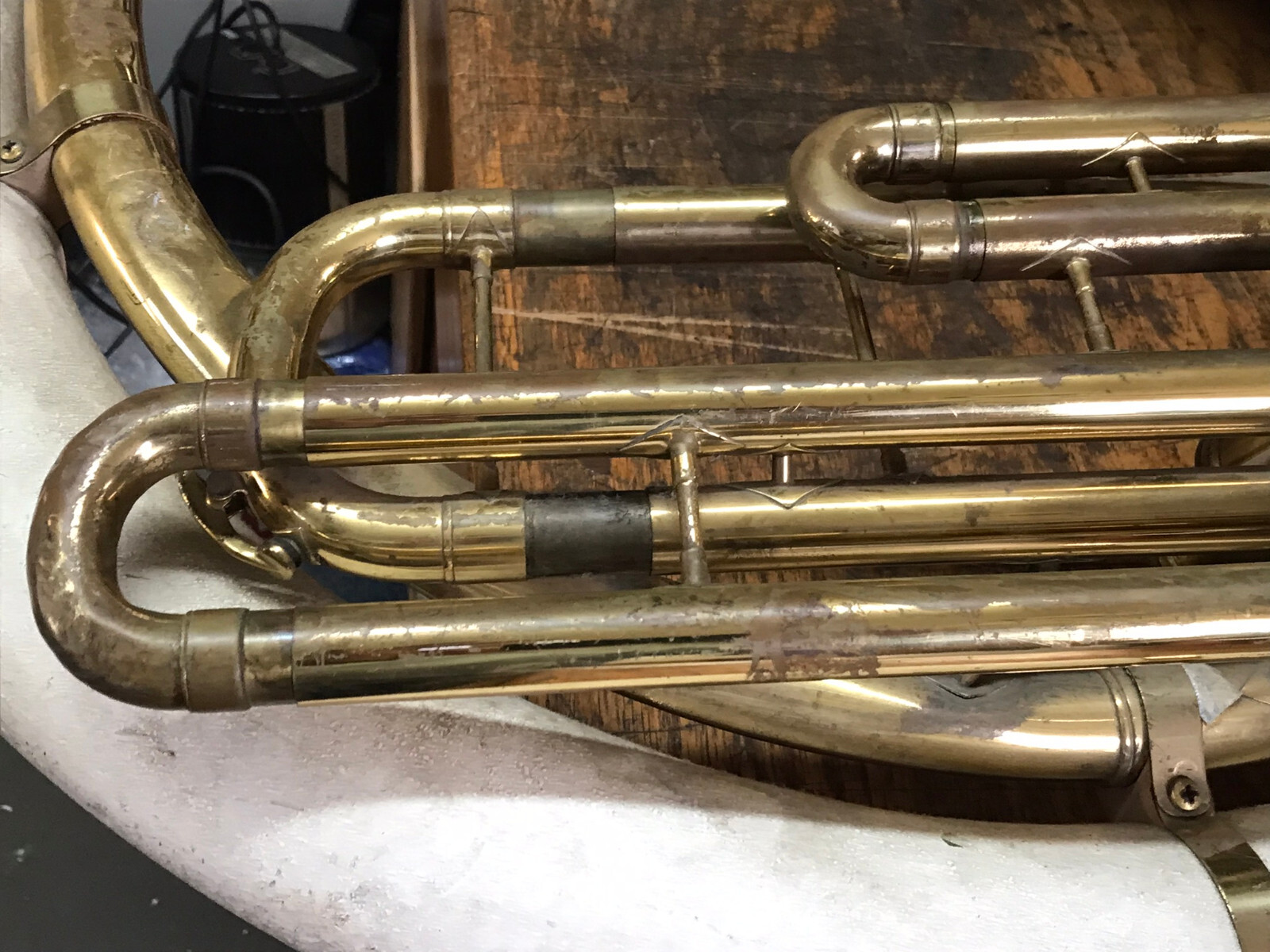 CONN FIBERGLASS SOUSAPHONE model No. 979778 eBay