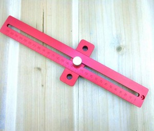 T Square Ruler Woodworking Aluminum Scriber Measuring 