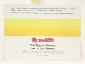 Family Feud (Nintendo Entertainment System NES) Complete In Box CIB Tested