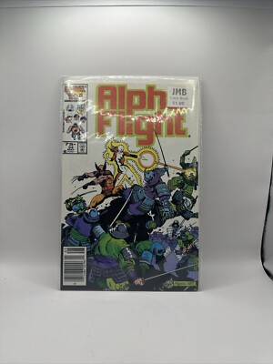 Alpha Flight #34 Newsstand!Wolverine Origin! 2nd Appearance Lady Deathstrike!