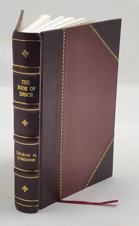 The Book of Enoch 1882 by George H. Schodde  [Leather Crafted] - Image 1 of 4