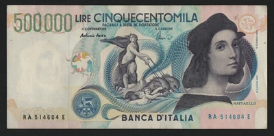 500000 LIRE RAFFAELLO SANZIO 13/05/1997 SPL - Bild 1 von 3