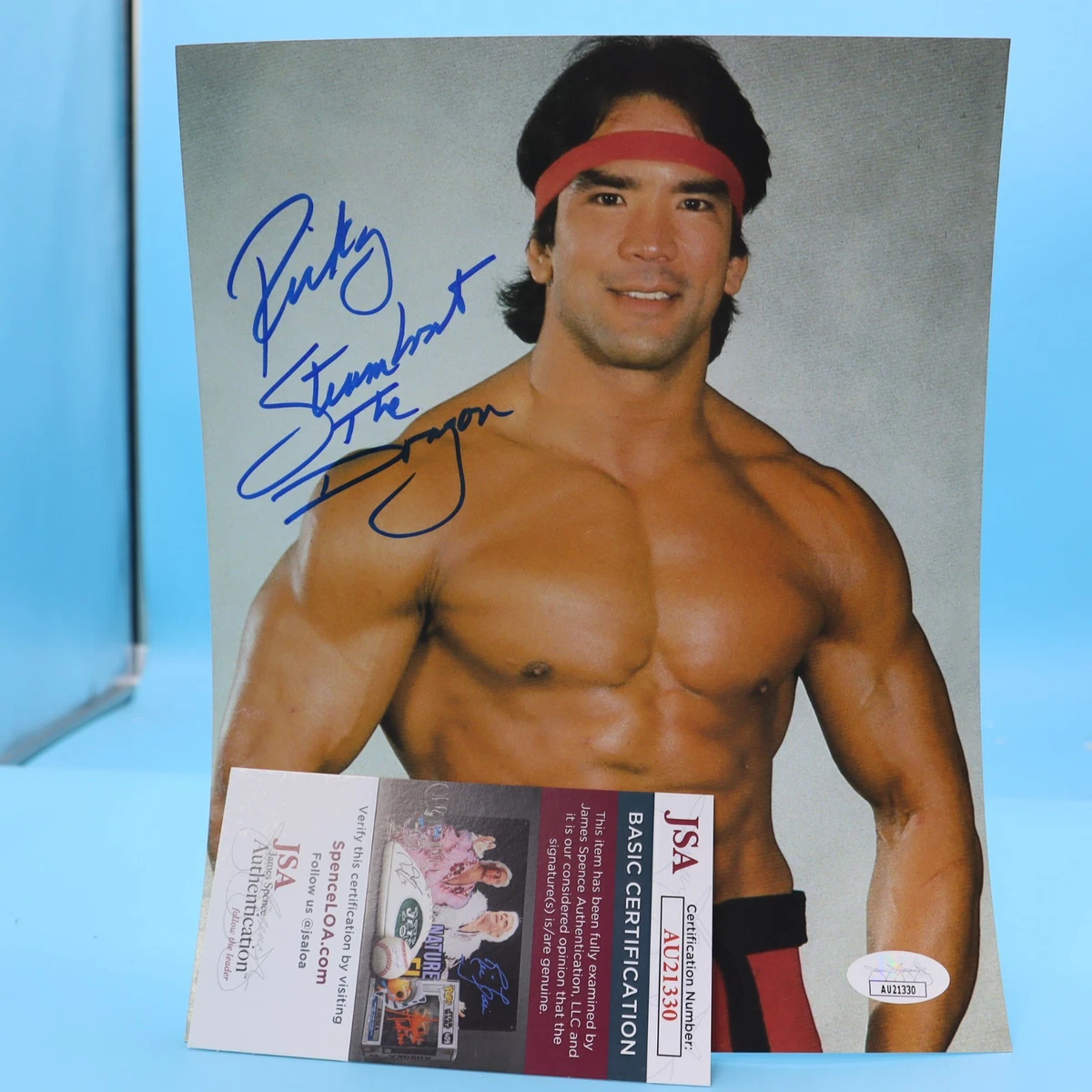 Ricky Steamboat WWE Wrestling Original Autographed Items for sale