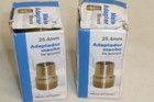 Lot of 2 Water Source MA100NL Brass Male Insert Adapter 1" Plumbing Solutions — photo 5