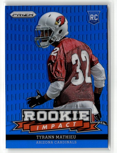 Tyrann Mathieu #21 2013 Panini Prizm Rookie Impact card