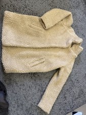 Only Teddy Jacke Winterjacke Felljacke Braun Gr. 152 Neuwertig