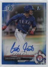 2017 Bowman Draft Chrome Pick Blue Refractor Chris Seise Christopher Auto 0rf