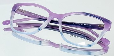 SCOTT HARRIS SH-892 C1 Eyeglasses ORCHID/BLUE MARBLE New Plastic 53-16-140