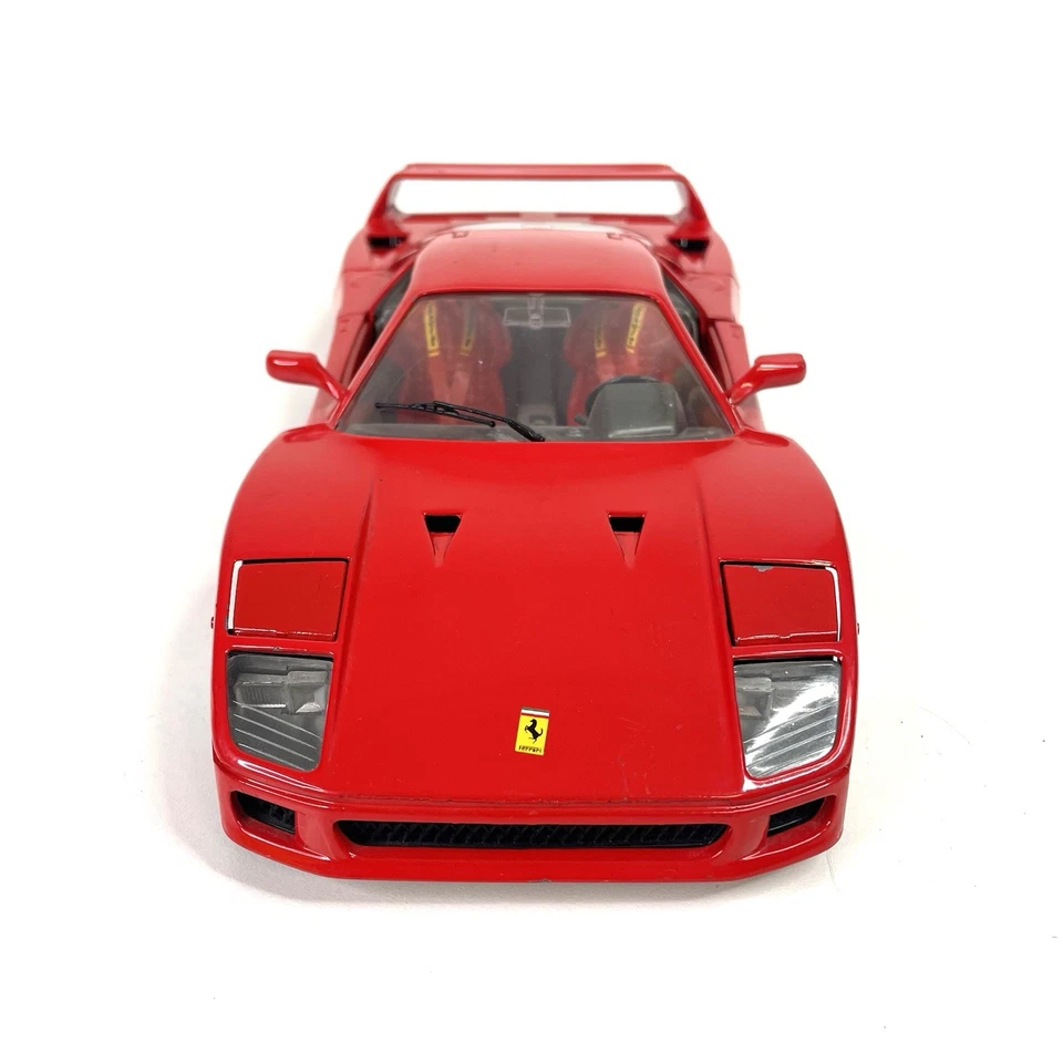 Tonka Polistil Ferrari F40 Red Diecast Model Car 90s  Made in Italy - Scale 1:18 - Image 2 of 4