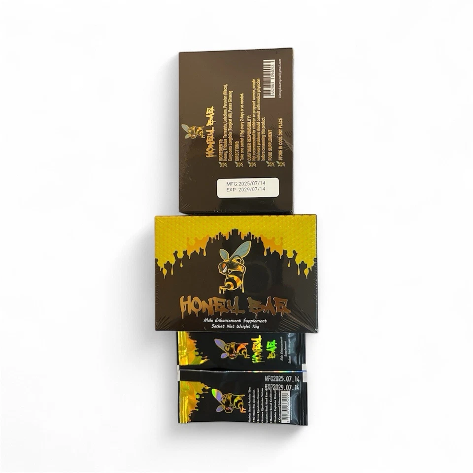 Black Honey Bea 12 包男性增强补充剂 — 第 2/4 张图片