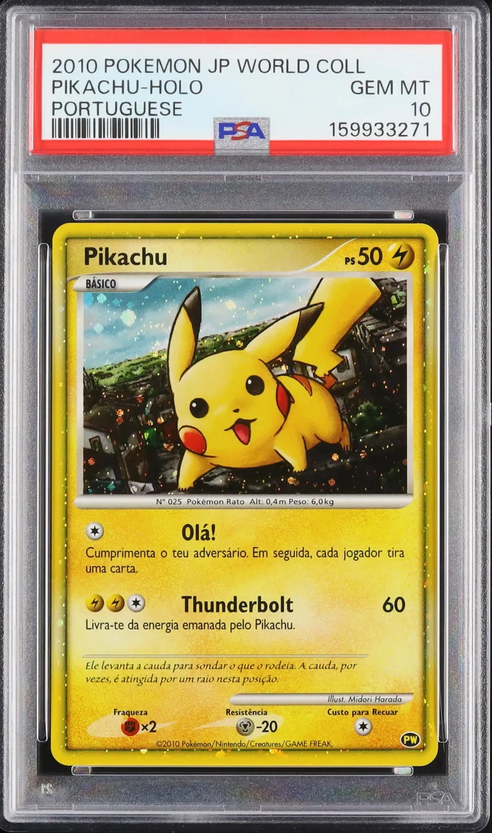 Pikachu Pokémon TCG Professional Sports Authenticator (PSA