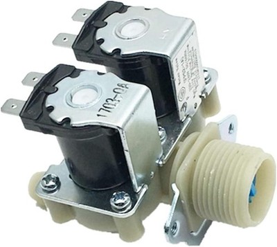 220V 50Hz Electric Universal Water Inlet Valve for Washing Machine (White)