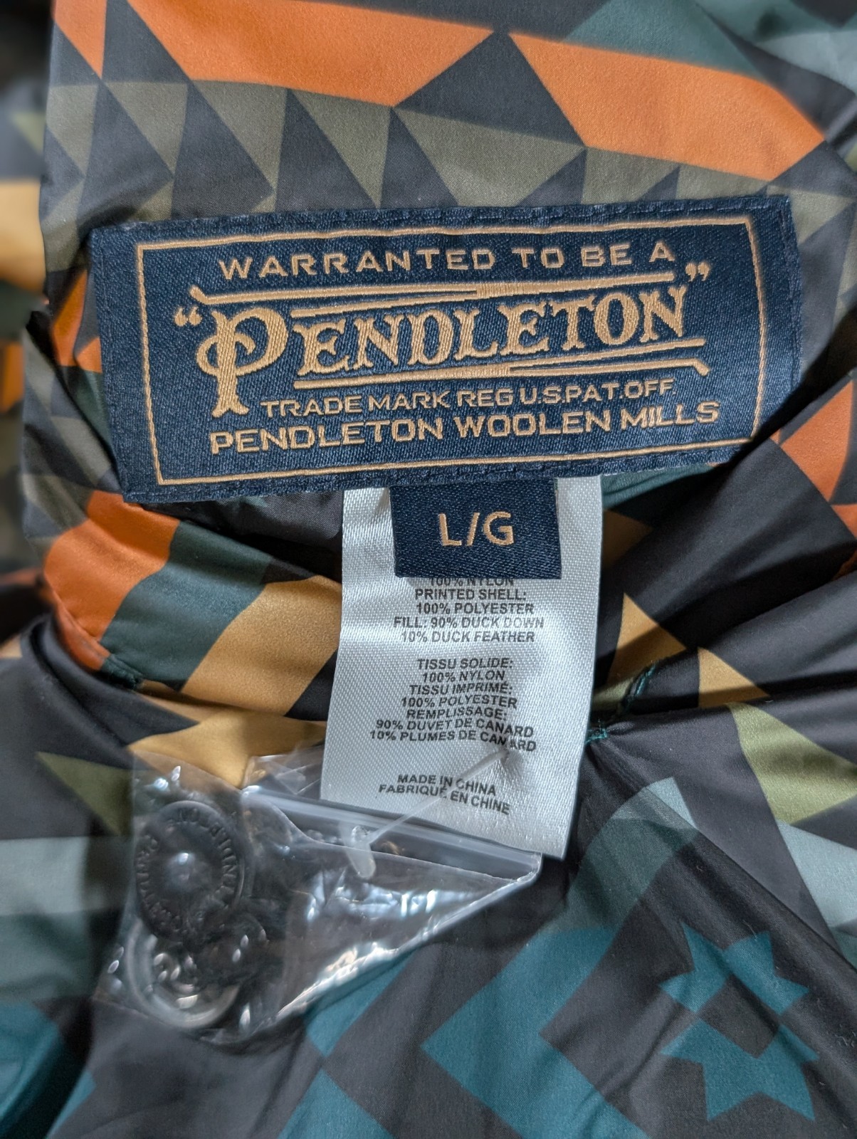 Pendleton Puffer Jacket Womens Aztec Southwest  D… - image 7