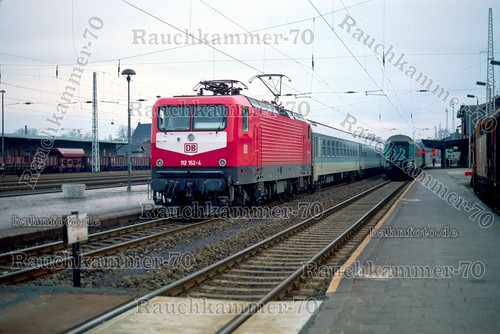 DR 112 152-4 Arnstadt 1995 / org. Farb-Dia + Datei! 803#10