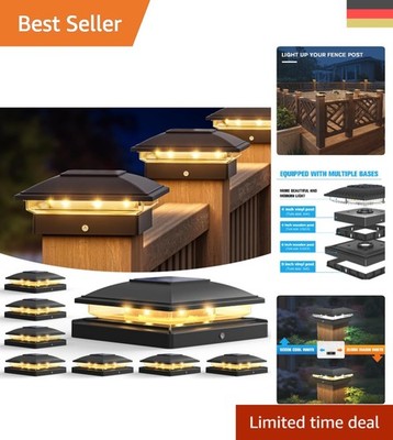 Solarlampe Außenbereich 8 Stück für elegante Garten- und Veranda-Beleuchtung